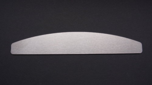 Edelstahl Slim Board "Halbmond" (0,6 mm)