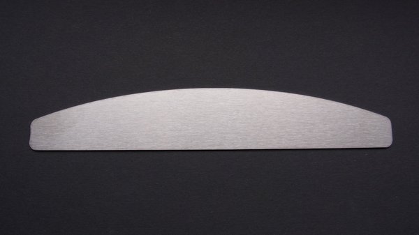 Edelstahl Slim-Board "Halbmond" (0,6 mm)