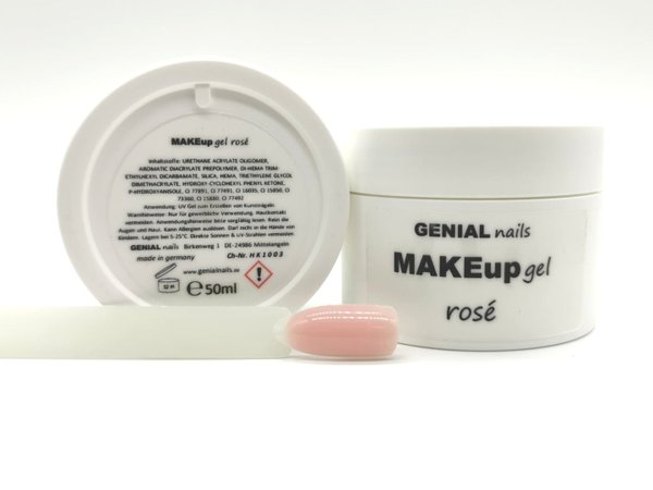MAKEup gel - rosé 50ml