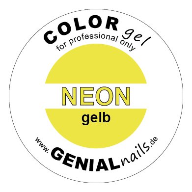 COLORgel - NEON gelb, 5ml