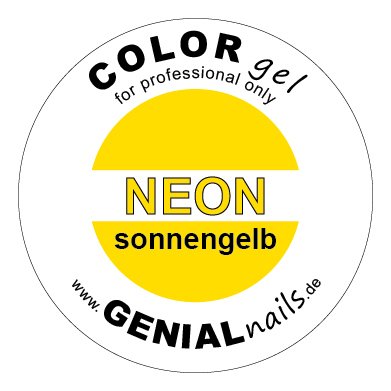 COLORgel - NEON sonnengelb, 5ml