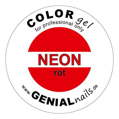 COLORgel - NEON rot, 5ml