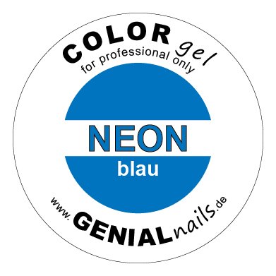 COLORgel - NEON blau, 5ml
