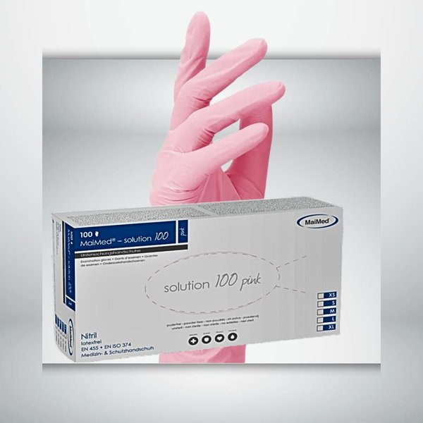 Nitril-Handschuhe "rosa/pink"